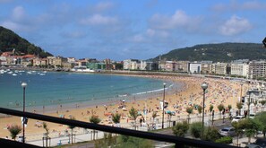 Luxury Studio Suite, 1 Bedroom, Ocean View, Beachfront | View from room - SEAFRONT LUXURY STUDIO - by SanSebastianApartments.es (San Sebastián)