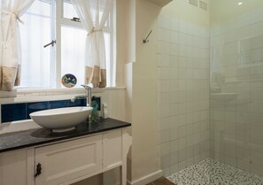 Hair dryer, towels, toilet paper