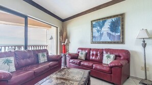 TV, DVD player, books, video library - Sonoran Sun E-708 Sunset Serenity Relaxing Oceanfront Condo (Puerto Penasco)
