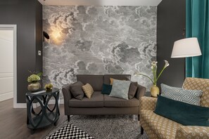 Coin salon dans le hall