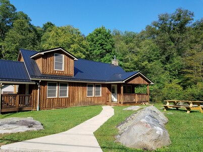 Cottage on Meadow Run | 3BR,1BA,Fireplace,Hot Tub, Overlooking a stream!