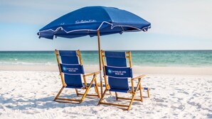 Beach nearby, sun-loungers, beach towels - Seabreeze*FrangistaBeach*PrivatePool*Fenced for Dogs (Miramar Beach)
