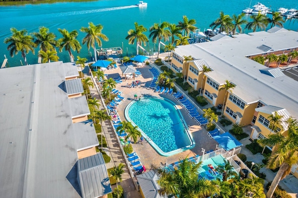 Large Pool/Pool Deck Centrally Located at the Resort