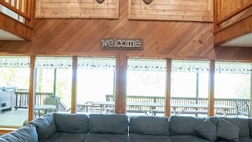 TV, DVD player, stereo