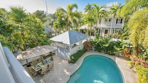 A heated pool - **BRISA FRESCA @ THE ANNEX** Airy Home by Duval & Beach + LAST KEY SERVICES... (Key West)