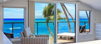 Belle villa 4 chambres avec vue sur la plage de Puamana # 150-2