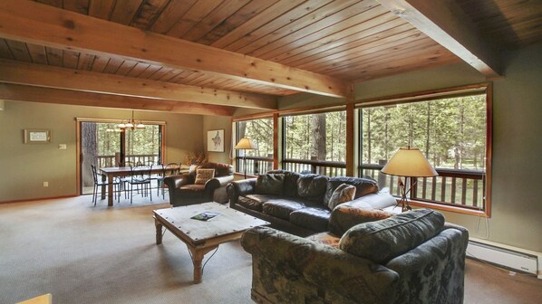 TV, fireplace, DVD player