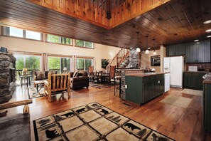 TV, fireplace, video games, Netflix