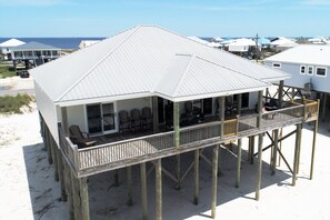 Exterior - Tide Therapy | True Gulf-Front Home | Bring your Pet! (Dauphin Island)