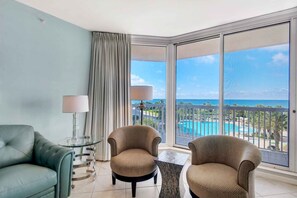 TV, DVD player, stereo