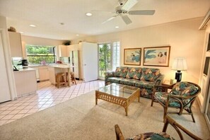 Televisión, reproductor de DVD y estéreo 