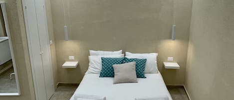 1 多间卧室、旅行婴儿床、免费 WiFi、床单