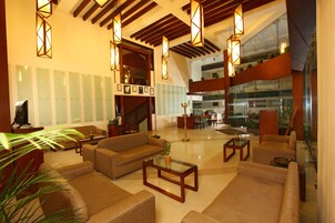 Sala de estar en el lobby