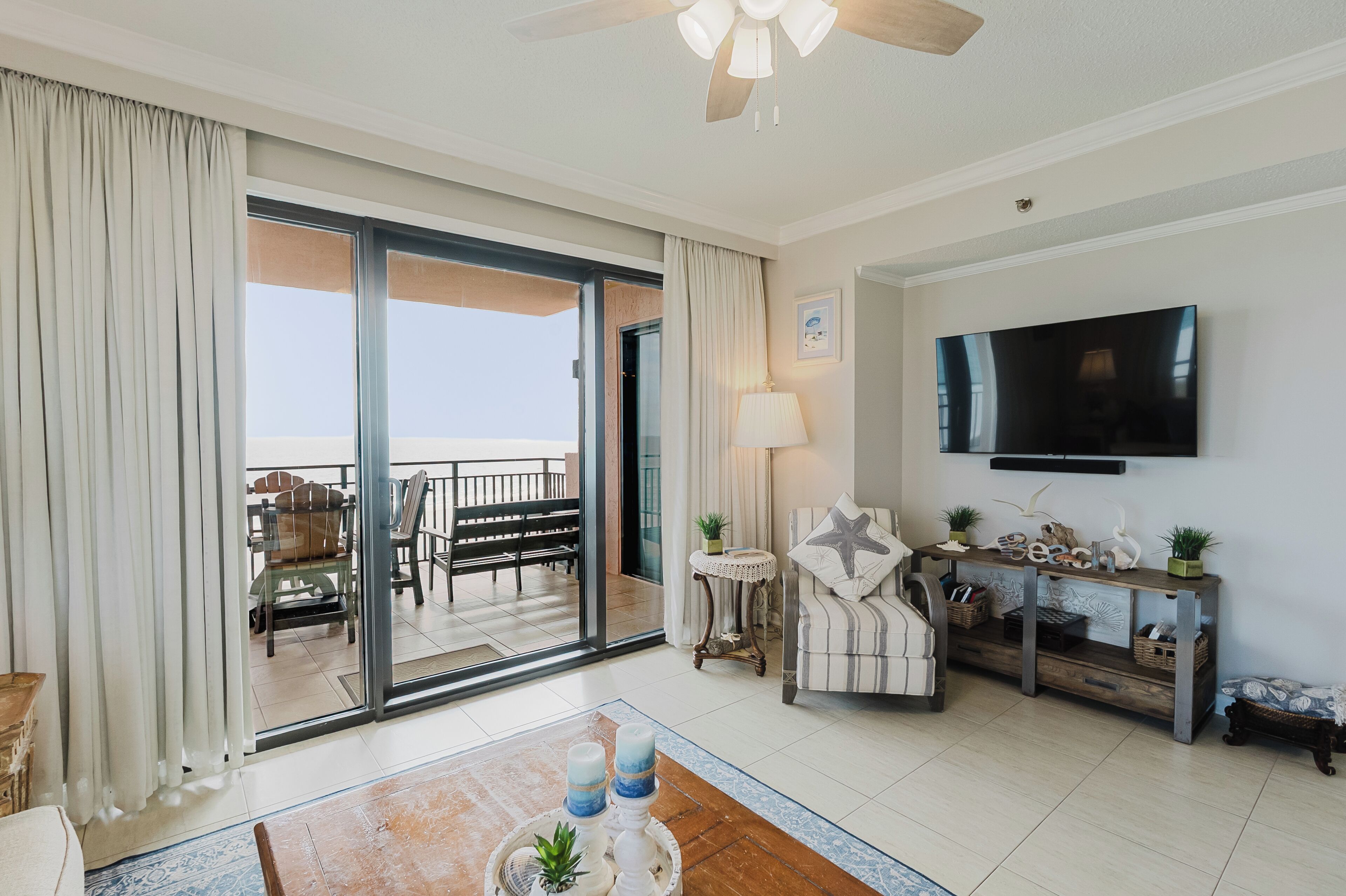 Smart TV, DVD player, books