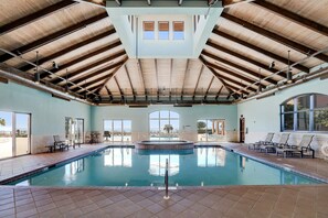 Indoor pool, a heated pool
