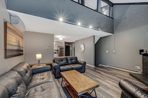 Smart TV, fireplace, Netflix, DVD player