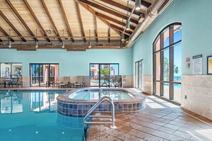 Indoor pool, a heated pool