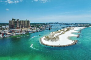 Vlak bij het strand