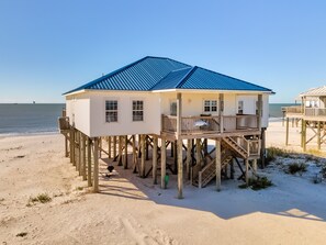 On the beach