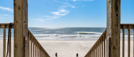 Aan het strand
