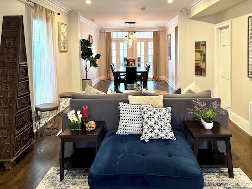 Huge 5 BR Home // Private Yard // Walk Everywhere // Parking for 2 Cars