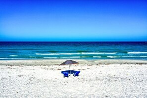 On the beach