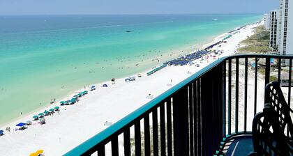 BEACH FRONT BEAUTY im 14. Stock in Jade East. NEU UMGESTALTET! Kostenlose Delfin-Familienkreuzfahrt!