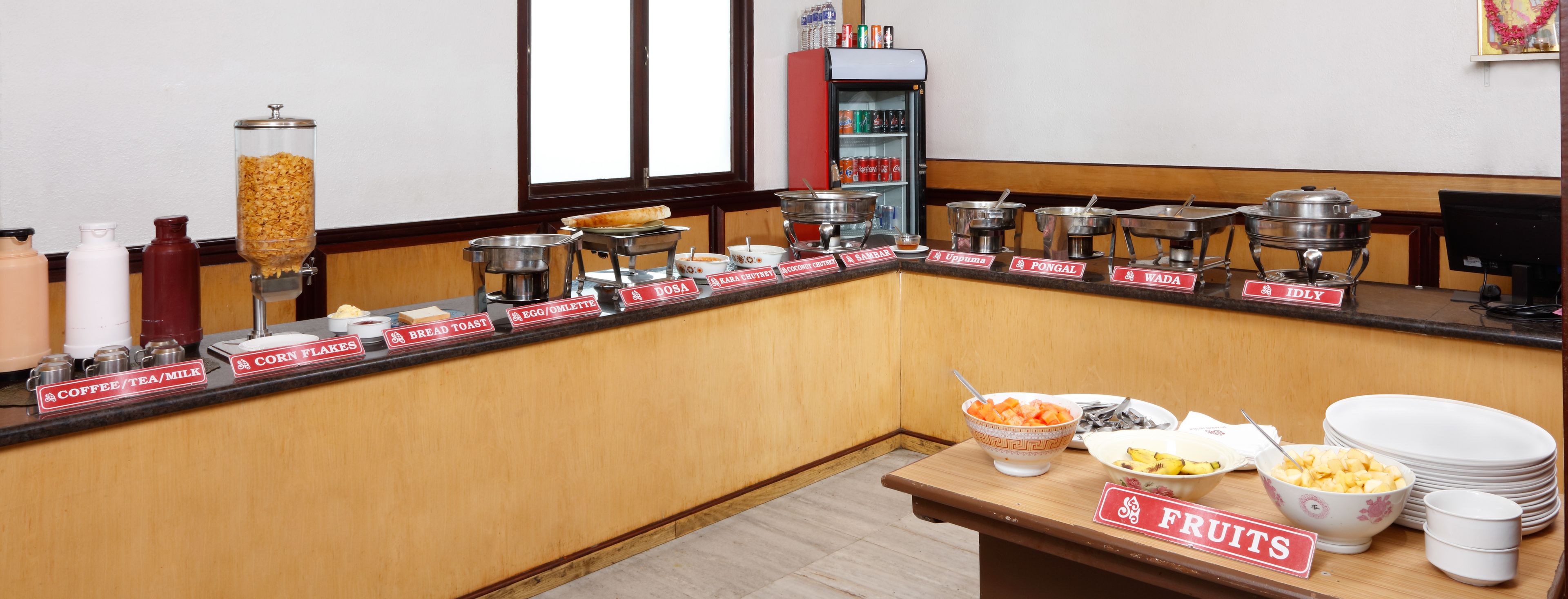 Daily continental breakfast for a fee