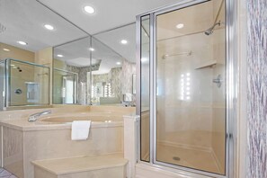 Shower, towels