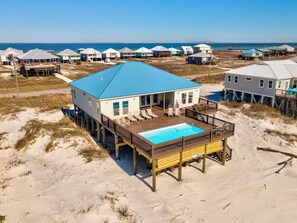 A heated pool - Sunset Blvd | Unmatched Ocean Views from private pool (Dauphin Island)