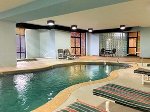 Indoor pool, a heated pool