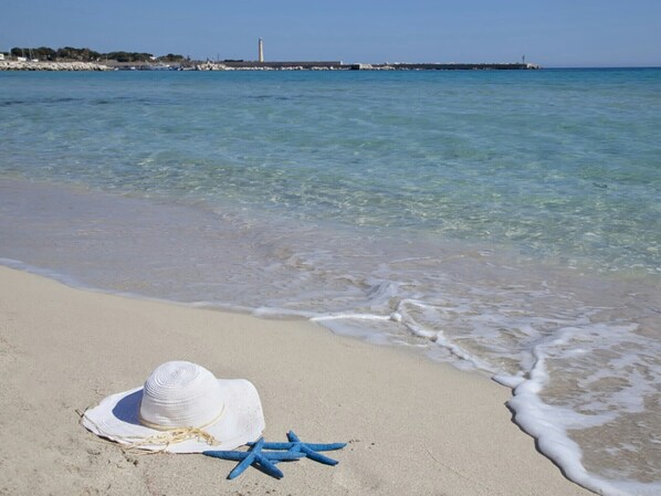 Sun-loungers, beach towels