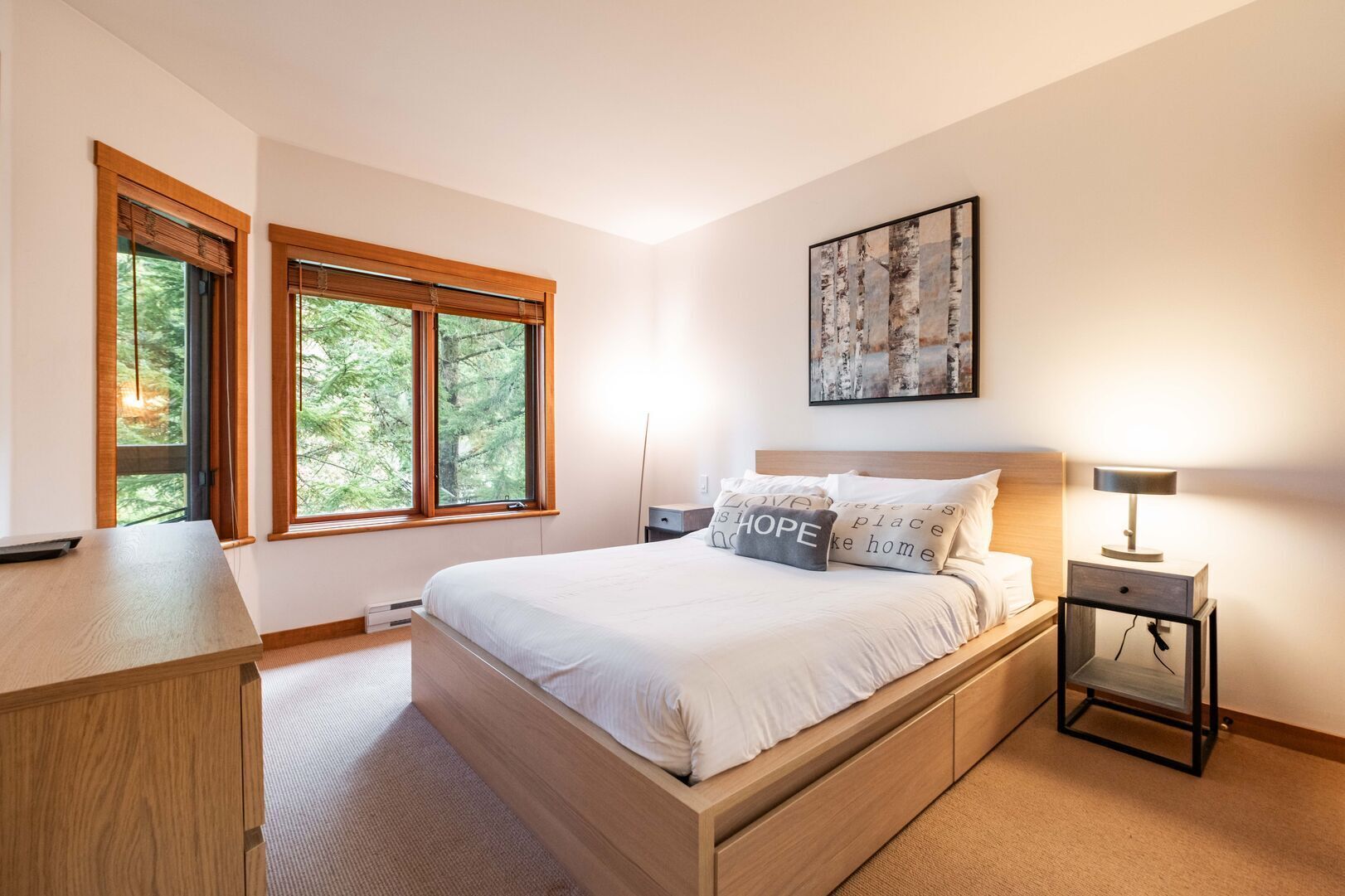 2 bedrooms, desk, iron/ironing board, WiFi (free)