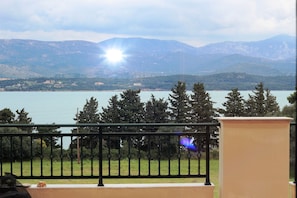 Vue depuis lâhĂ©bergement