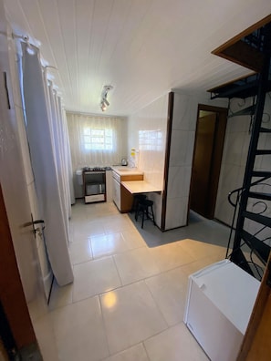 Superior Duplex, 1 Double Bed, Air conditioning | Private kitchen | Microwave, cookware/dishes/utensils, cleaning supplies