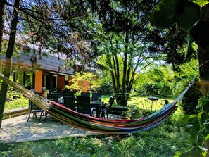 Terrace/patio - Large villa: family reunion, Nuremberg trade fair - sauna, billiards, fireplaces, 10 bedrooms (Freystadt)