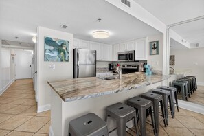 Fridge, microwave, oven, stovetop - Resort On Sand! Direct Ocean View!  Close to the Harbor, Waterpark, & More! (Destin)