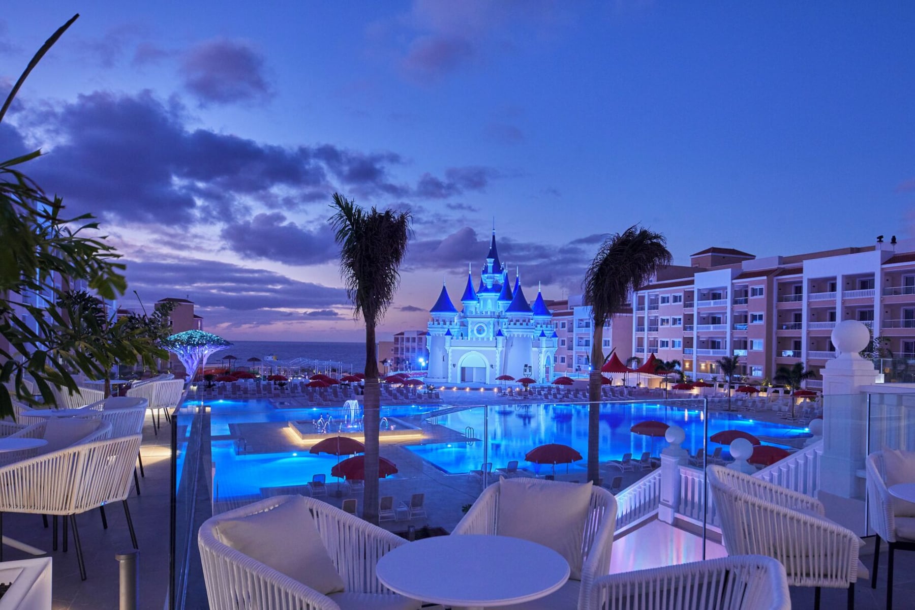 Front of property – evening/night