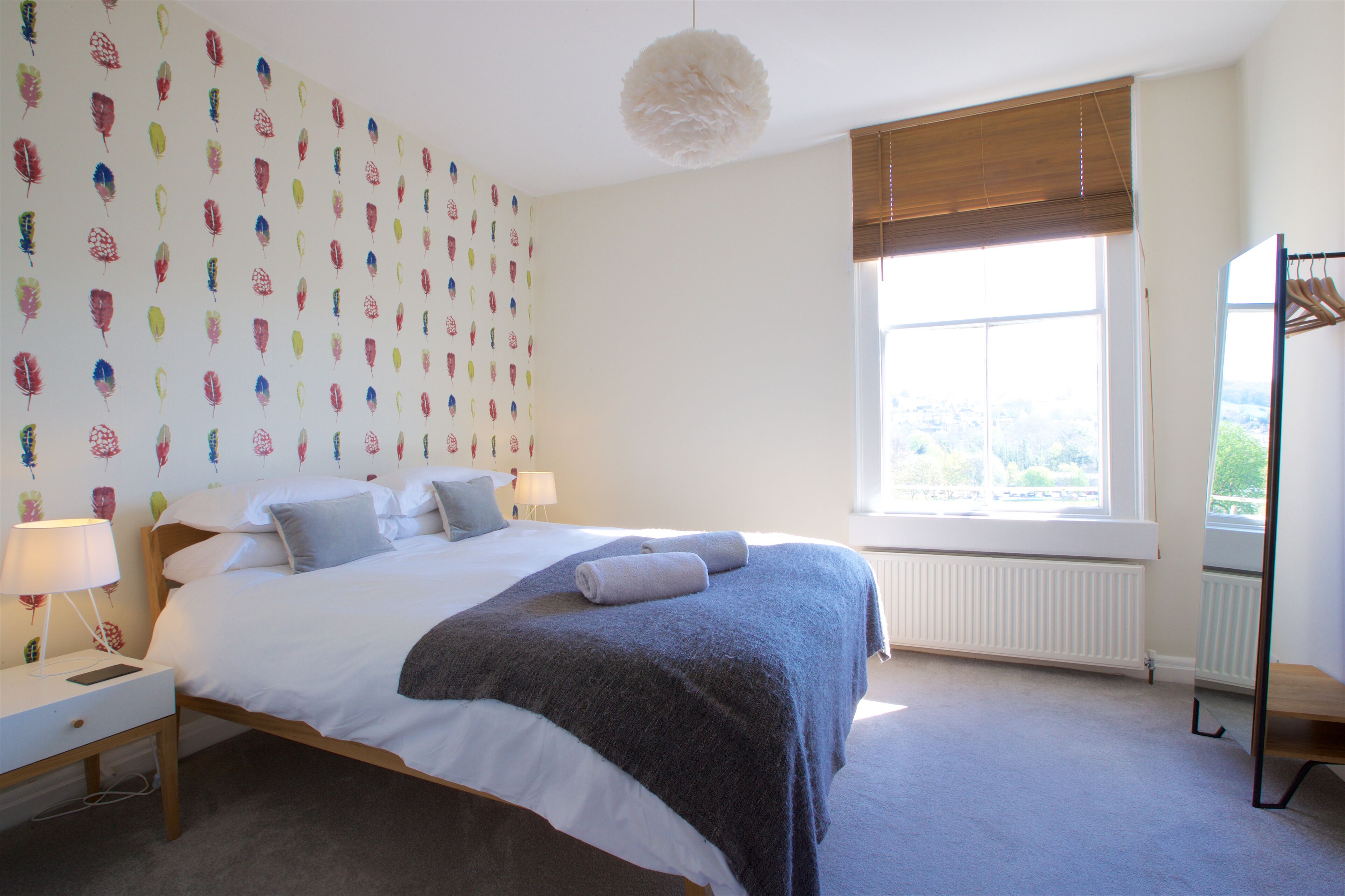 2 bedrooms, iron/ironing board, free WiFi, bed sheets