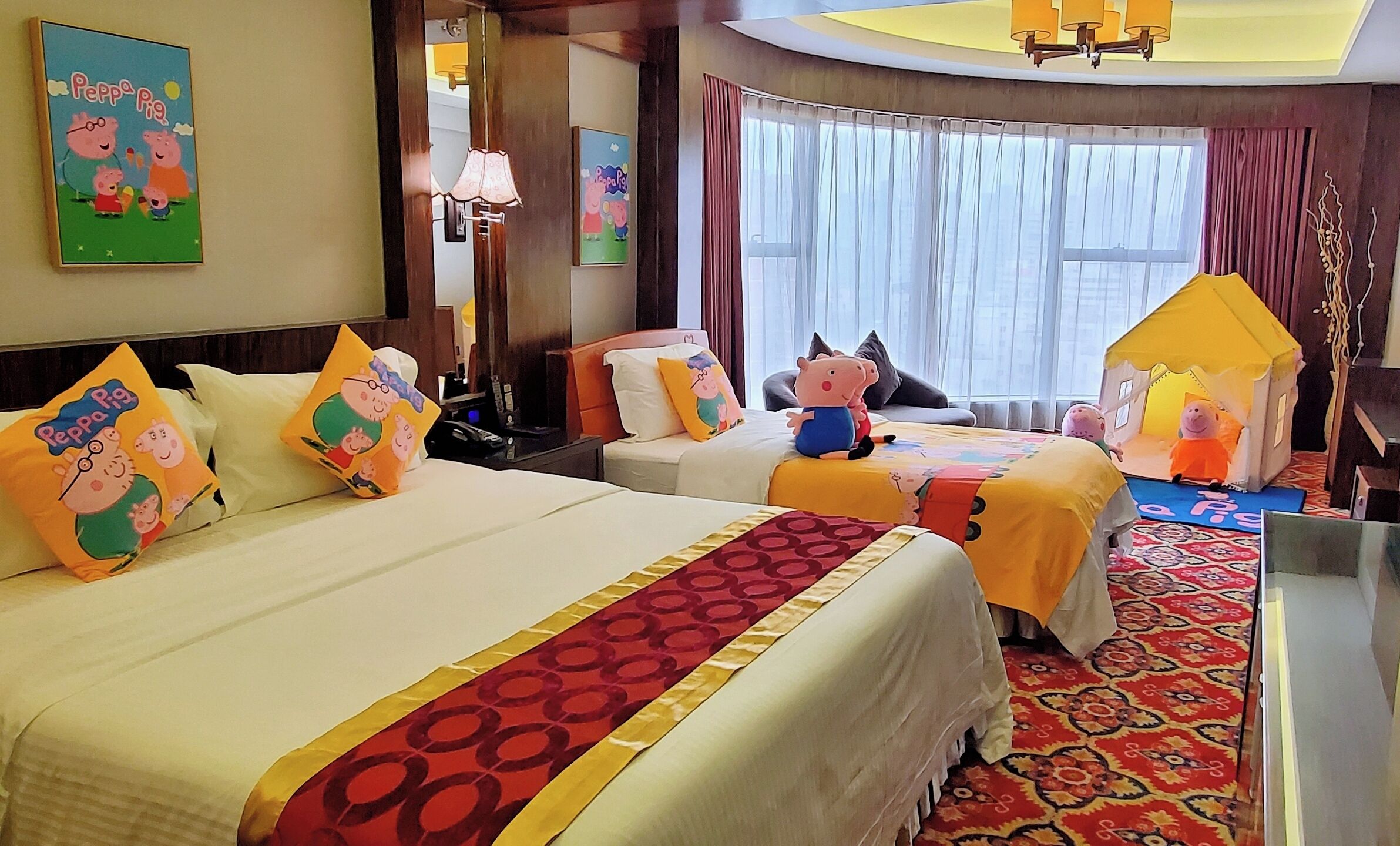 Minibar, in-room safe, desk, blackout curtains