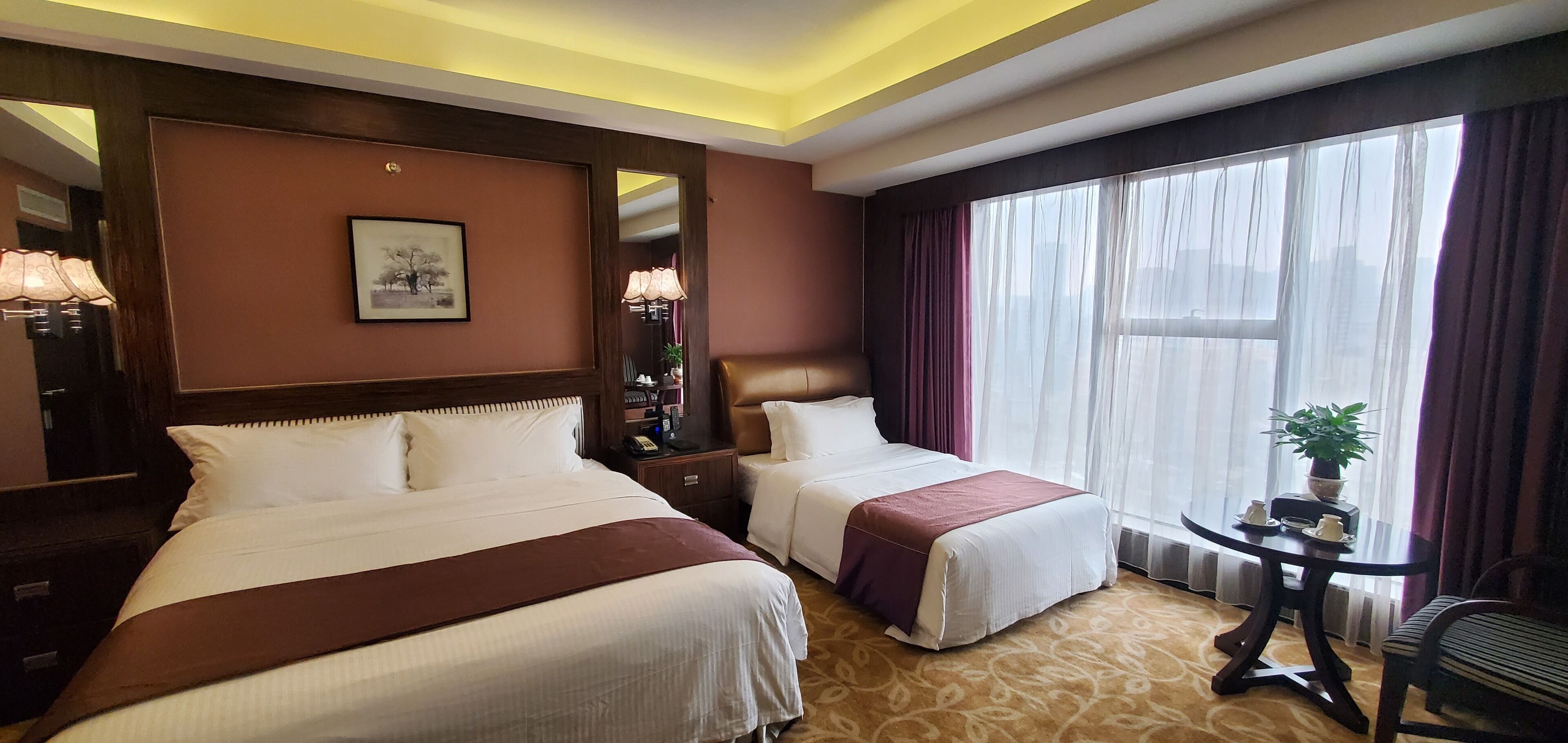 Minibar, in-room safe, desk, blackout curtains