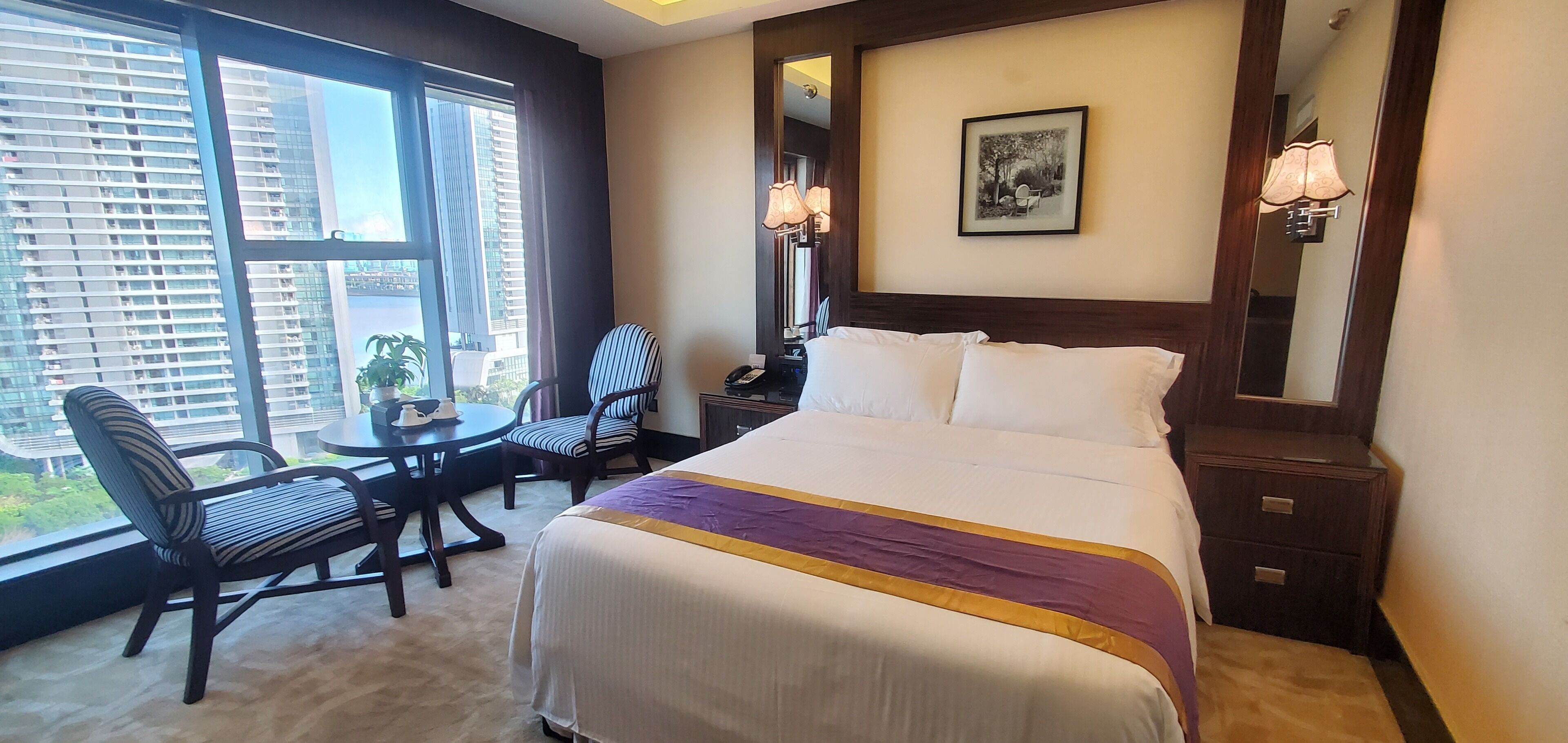 Minibar, in-room safe, desk, blackout curtains