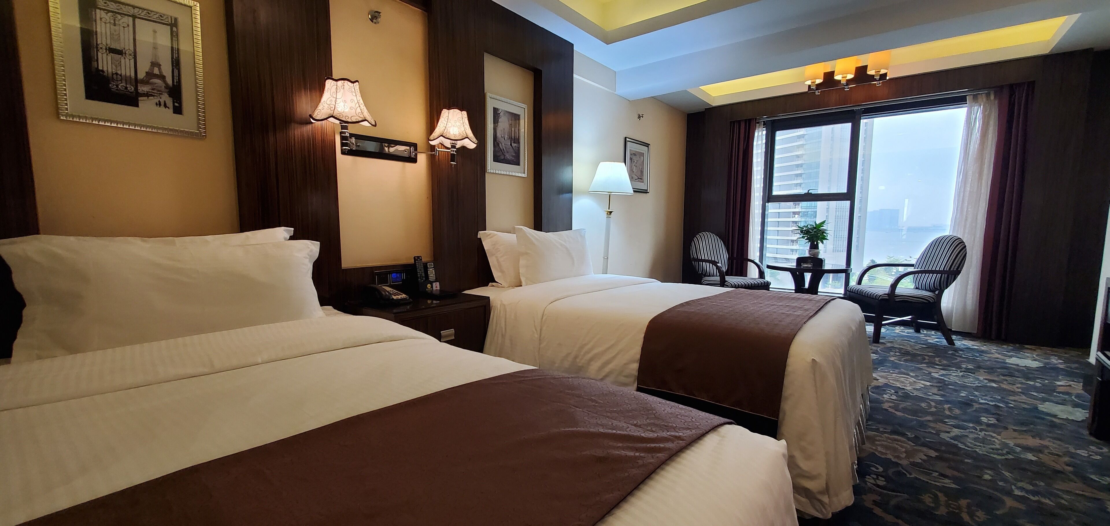 Minibar, in-room safe, desk, blackout curtains