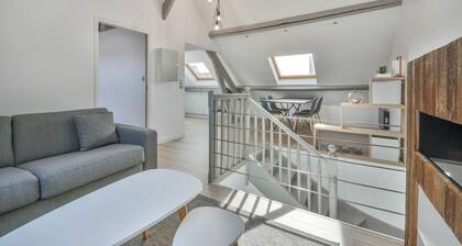 1 bedroom apartment sleeps 4 hyper center and beach in Hardelot