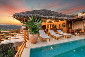 Pool - Luxe Beach Villa in Exclusive Oceanfront Community (Huatulco)