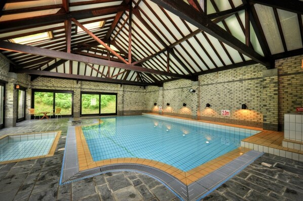 Indoor pool, a heated pool