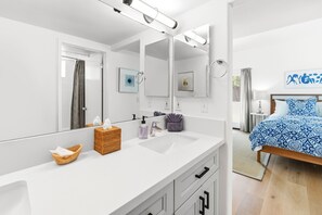 Shower, hair dryer