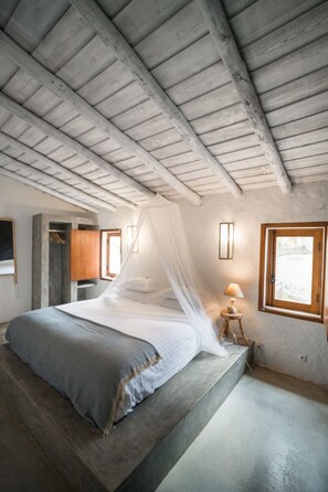 Appartement Supérieur, 1 chambre, cheminée | Fer et planche à repasser, lits bébé (en supplément), draps fournis