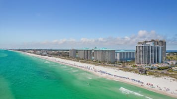 Accommodatie ligt op het strand