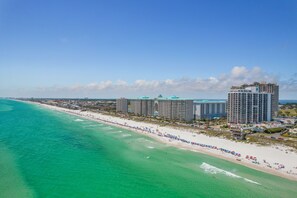 On the beach - Free Beach SRVC & Free Beach Bonfires M/F nts! Renovated! Fab Views &Amenities (Miramar Beach)